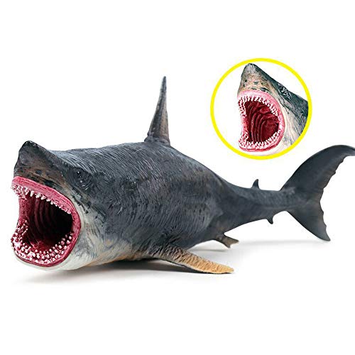 Realistic Megalodon Shark Figure for Collectors and Kids