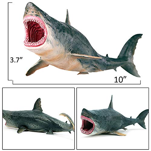 Realistic Megalodon Shark Figure for Collectors and Kids