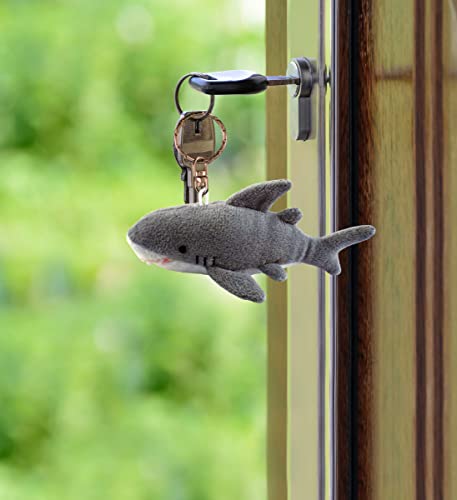 Shark Plush Keychain - Cute Ocean Buddy Accessory