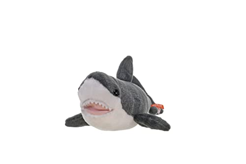 15 Inch Mini Great White Shark Plush