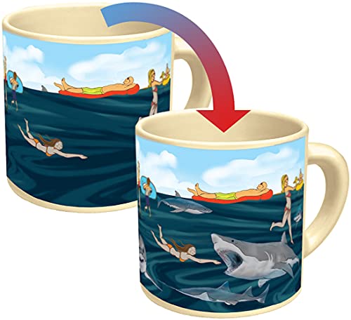The Unemployed Philosophers Guild Wunder-Kaffeebecher SHARK!