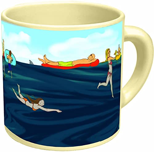 The Unemployed Philosophers Guild Wunder-Kaffeebecher SHARK!