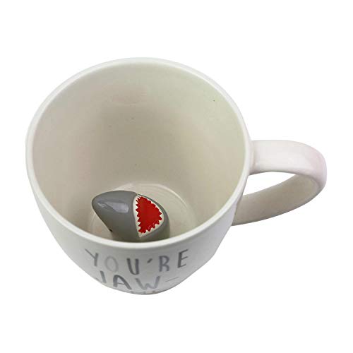 Jaw-Some Shark Figurine Coffee Mug