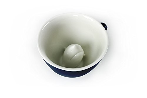 Shark Ceramic Cup with Hidden Animal Inside
