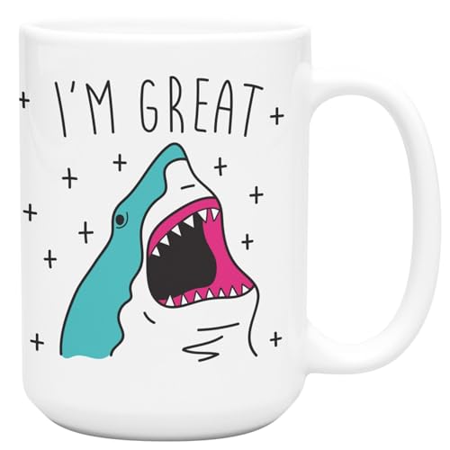 Great Shark Coffee Mug - 15 oz