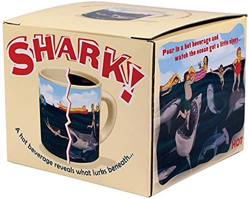 The Unemployed Philosophers Guild Wunder-Kaffeebecher SHARK!