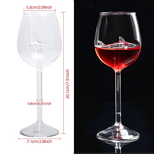 Evomosa transparent shark goblet