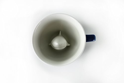Shark Ceramic Cup with Hidden Animal Inside