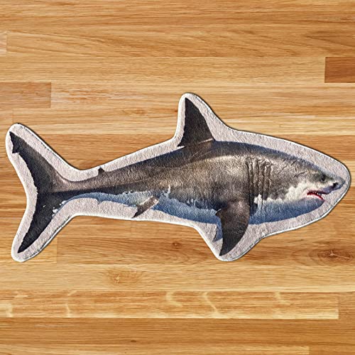 Shark Plush Rug for Home Decor
