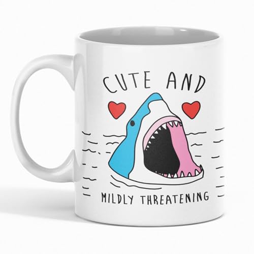 Adorable 313ml Ceramic Shark Coffee Mug
