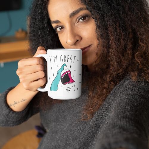 Great Shark Coffee Mug - 15 oz