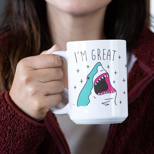 Great Shark Coffee Mug - 15 oz
