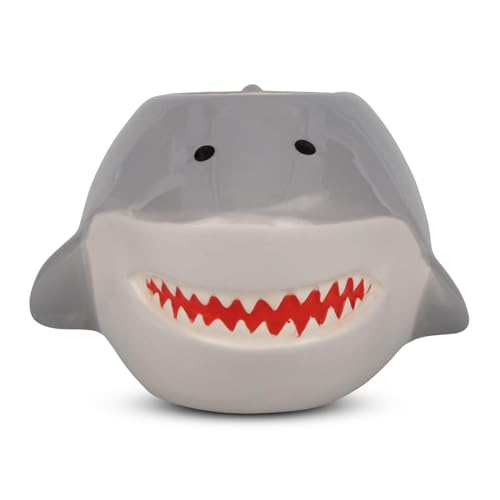Shark Face 3D Ceramic Coffee Mug, 20 oz
