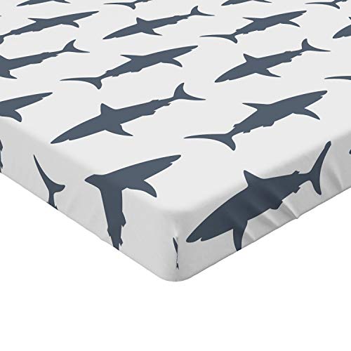 Shark Silhouette King Size Bed Cover
