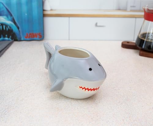 Shark Face 3D Ceramic Coffee Mug, 20 oz