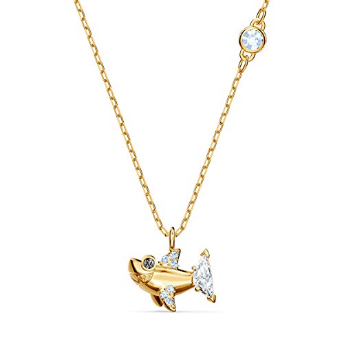 Swarovski Shark Necklace with Amazon Crystals