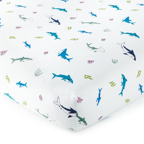 Shark Attack Cotton Full Sheet Set for Kids