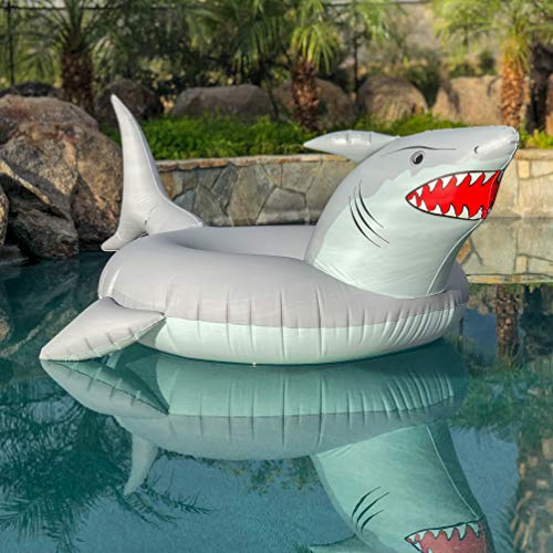 Great White Bite Inflatable Pool Float