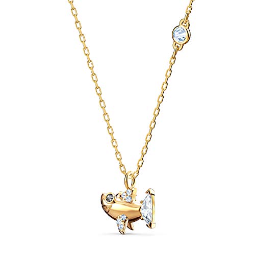 Swarovski Shark Necklace with Amazon Crystals