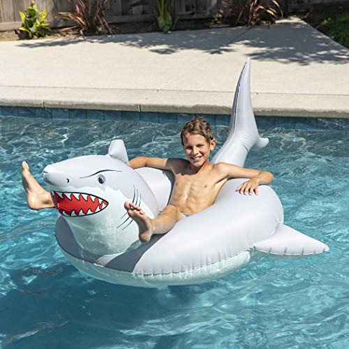 Great White Bite Inflatable Pool Float