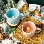 3D Shark Mug with Hidden Animal Figurine