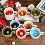 3D Shark Mug with Hidden Animal Figurine