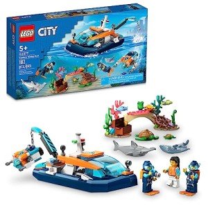 LEGO City Explorer Diving Boat with Ocean Creatures