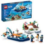 LEGO City Explorer Diving Boat with Ocean Creatures