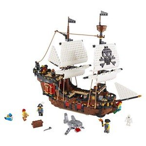 LEGO Creator 3-in-1 Pirate Ship & Shark Set