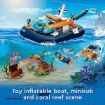 LEGO City Explorer Diving Boat with Ocean Creatures