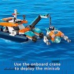 LEGO City Explorer Diving Boat with Ocean Creatures