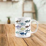 Sharks Design Coffee Mugs - PUHEI 331HYM-MKB