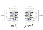Sharks Design Coffee Mugs - PUHEI 331HYM-MKB