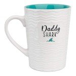 Daddy Shark Ceramic Mug - Perfect Gift for Dad
