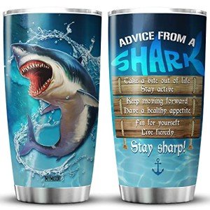 Shark Lover Tumbler: Choose Fun, Stay Bold!