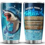 Shark Lover Tumbler: Choose Fun, Stay Bold!