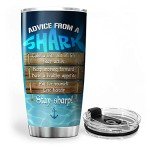 Shark Lover Tumbler: Choose Fun, Stay Bold!