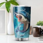 Shark Lover Tumbler: Choose Fun, Stay Bold!