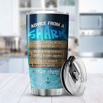 Shark Lover Tumbler: Choose Fun, Stay Bold!