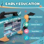 Shark Truck with 12 Animal Toys for Boys