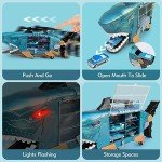 Shark Truck with 12 Animal Toys for Boys