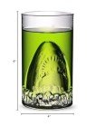 Handmade 300ML Shark Design Glass Beer Mug