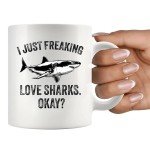 I Just Love Sharks Coffee Mug - Shark Gift