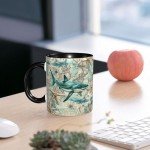 Funny Shark Coffee Mug - 11oz Ceramic Cup