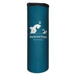 Sharks Love People Travel Coffee Mug, Insulated Tumbler
