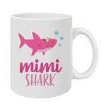 Cute Pink Shark Mug for New Moms