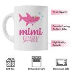 Cute Pink Shark Mug for New Moms