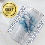 Shark Travel Mug - Stainless Steel Coffee Cup