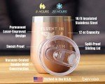 Funny Shark Wine Tumbler with Sliding Lid
