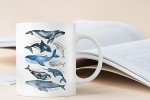 Whale and Shark Mug for Coffee Lovers